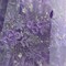 1 Yard Exquisite Off White Beaded 3D Floral Lace Fabric on Net Mesh 52 inch Width
